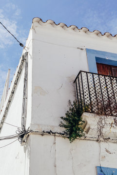 Facade of a mediterranean house