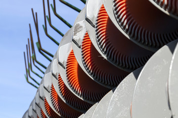 Fototapeta premium details of the plow