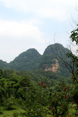  Mountain scenery in hunan, China