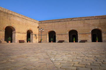 Within the Castle of Montjuic, in Barcelona