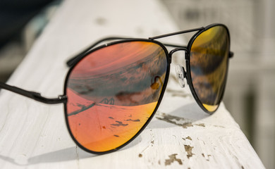 Sunglasses on Porch