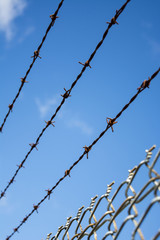 Barbed Wire Fence