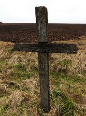 old wooden cross