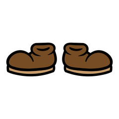 Cartoon Classic Shoes Illustration