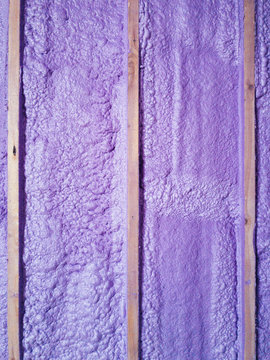 Home renovation - spray foam installation