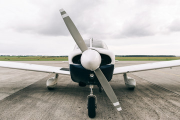 Small Charter Plane With Propeller