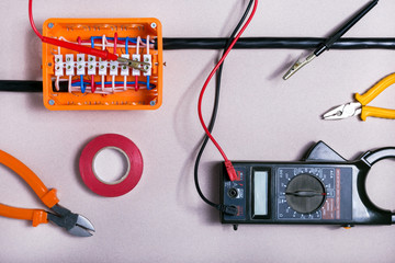 A multimeter or a multitester is an electronic measuring instrument and electrical tools....