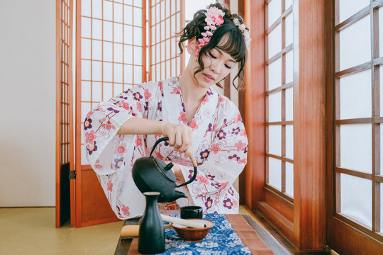 Asian tea ceremony
