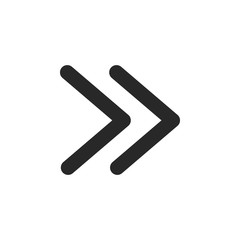 Fast forward Icon Vector.