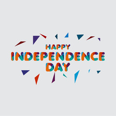 Happy Independence Day Vector Template Design Illustration