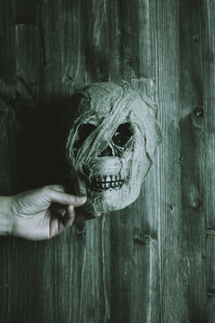 Creepy skull