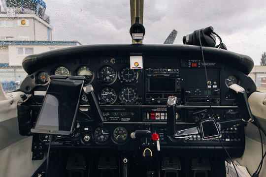 Cockpit in Small Aircraft