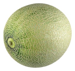Obraz premium close up net melon white background