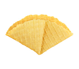  waffles isolated on white