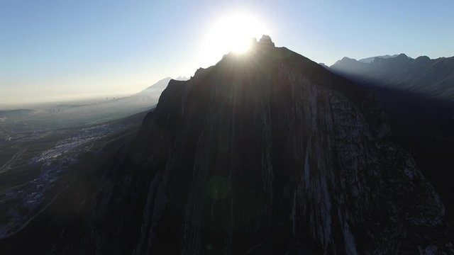 La huasteca Monterret Aerial Drone Footage
