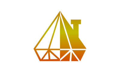 Real Estate Logo Design Template Isolated