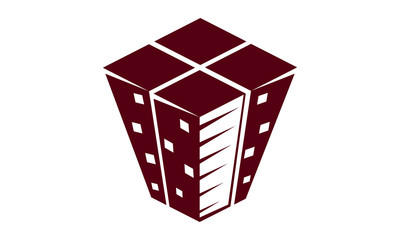 Real Estate Logo Design Template Isolated