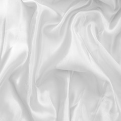Obraz premium White fabric silk texture for background