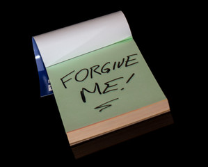 notepad says forgive me