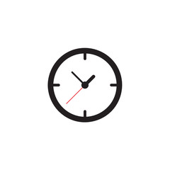 Clock icon Vector illustration, EPS10.