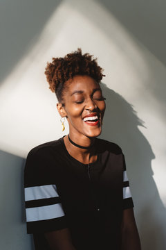 A portrait of a beautiful african american woman