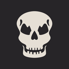 Evil skull icon