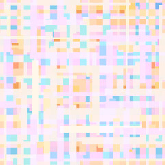 Abstract color glitches seamless pattern