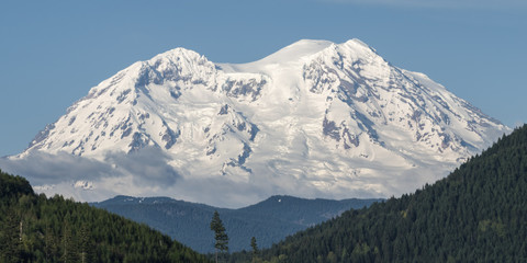 Mt Rainier Nature Background