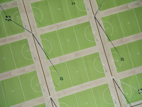 Aerial Hardcourt Sports Field