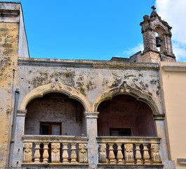 characteristic historic buildings nardò salento italy