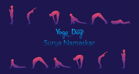 Fototapeta premium yoga practice infographics