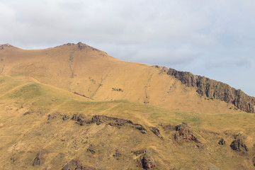 View on the Caucasus mountains in Georgia