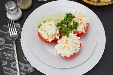 tomates au surimi