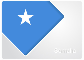 Somalian flag design background. Vector illustration.