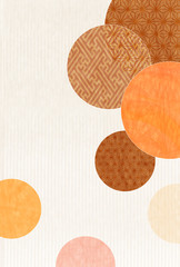 紅葉　秋　和紙　背景