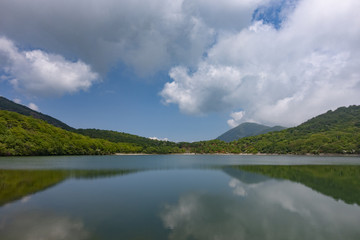 初夏の赤城山小沼