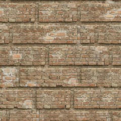 A Seamless brown Brick Wall Texture for backgrounds or materials