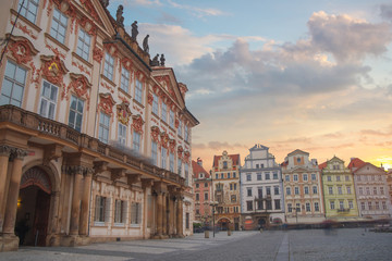 beautiful old streets of Prague.