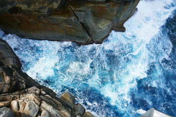 Crashing water over the Gap in Albany 