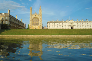 Fototapeta premium Cambridge University campus (England); the River Cam
