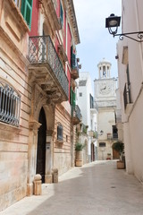 the city view in Locorotondo, Puglia, Italy