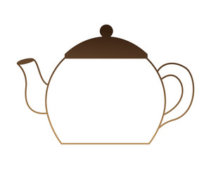 coffee teapot isolated icon vector illustration design