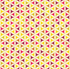 Seamless pattern with colorful geometrical shapes