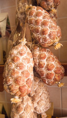 Particular salami from Passignano on Trasimeno lake