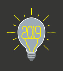 Vœux ampoule 2019 3