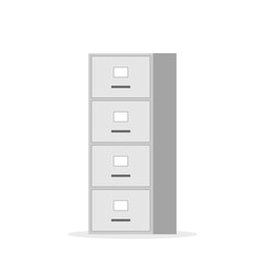 File cabinet with four drawer