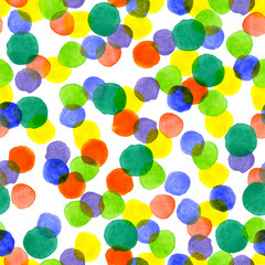 Multicolored, colorful, chaotic, different, colored spots. A beautiful, fabulous, whipping, iridescent collage. Watercolor. Illustration