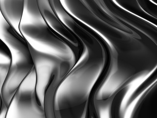 Elegant geometric minimalistic stripe chrome background