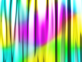 Abstract wavy glossy colorful shiny metallic background