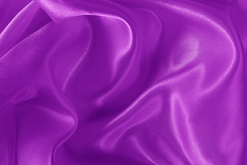 Fototapeta premium Purple fabric texture for background and design, beautiful pattern of silk or linen.